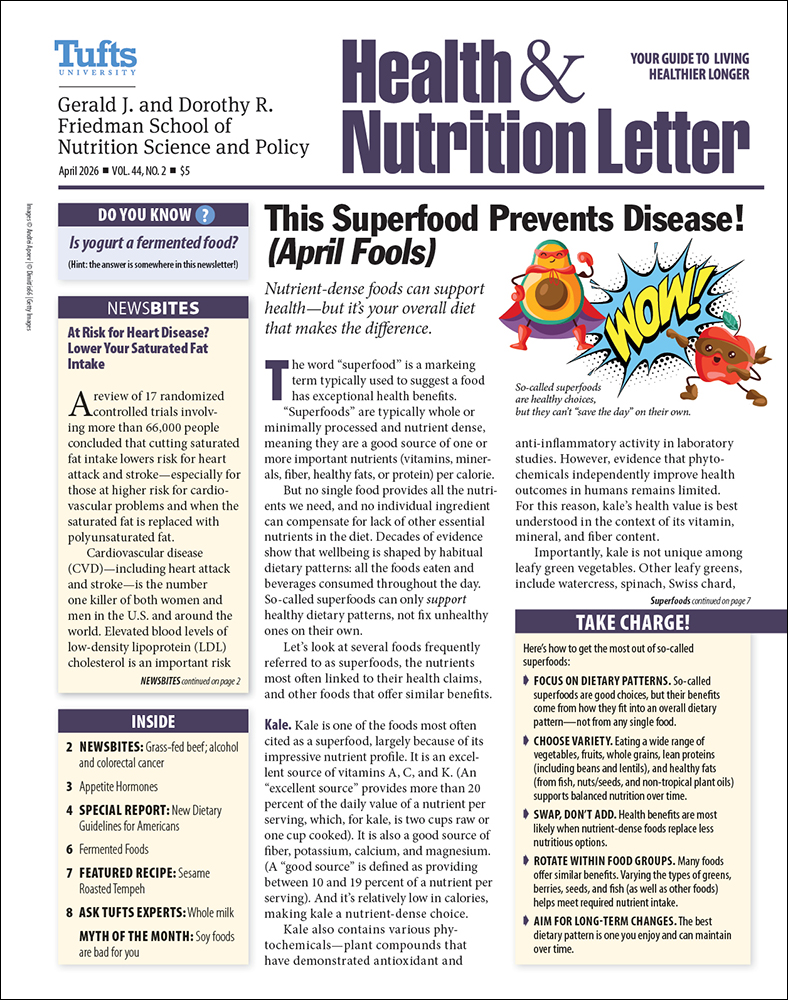 Download the Full April 2026 Issue PDF - Tufts Health & Nutrition
